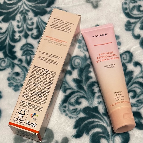 SONAGE SAFFRON ENERGIZING VITAMIN MASK - BRAND NEW IN THE BOX! - Picture 4 of 12